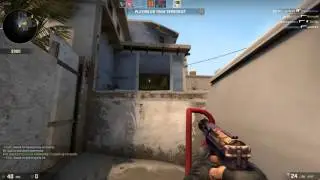 CS:GO - Mirage Clutch 1v3 40HP