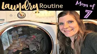Large Family LAUNDRY ROUTINE | Mom of 7 | Seriously Soiled Rule