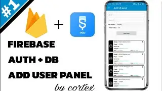 ONE DEVICE LOGIN AND USER ADD PANEL WITH FIREBASE AUTHENTICATION + DATABASE