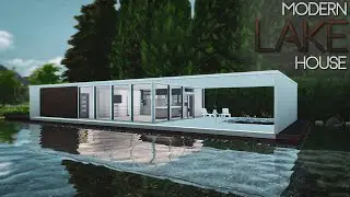 The Sims 4 - Modern Lake House - Speed Build ( NO CC ) ( busra-tr Sims 11.05.2020 )