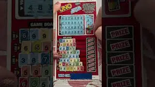Uno Florida lottery ticket win #scratchers #fun #scratchofftickets