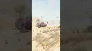 conan exiles... Boss Rhino.. scorpions.. world boss takes a beating...