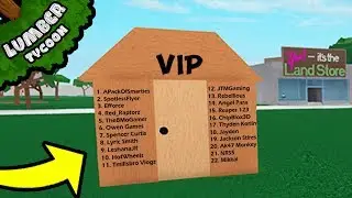 VIP ROOM LEADERBOARD in Lumber Tycoon 2!! (Roblox)