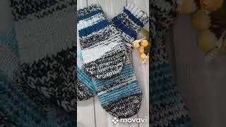 Майстер-клас. В'зання шкарпеток двома спицями. ( частина 2).