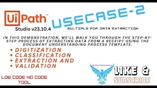 UiPath  || Document Understanding || Document Process flow