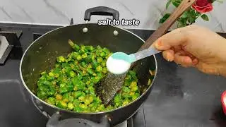 Pyaz Wali Bhindi Recipe 😋