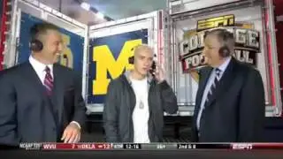 Eminem Is High during Notre Dame @ Michigan Game   LIVE 9-7-13.mp4