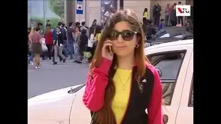 Polisin cərimə yazdığı qız anasına zəng etdi