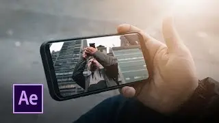 TRANSITION Effect with PHONE (After Effects Tutorial)