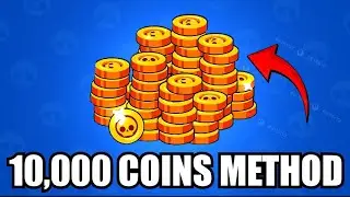 GET 10,000 COINS IN BRAWL STARS SUPER FAST 2024! (BEST METHOD)