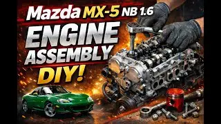 MX5 1.6 Engine Assembly Step-by-Step | Engine Build | ASMR