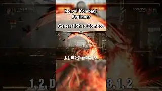 General Shao Beginner Combos | Mortal Kombat 1
