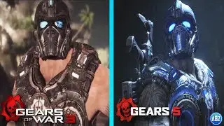 Gears of War CLAYTON CARMINE Evolution (Gears 3 to Gears 5)