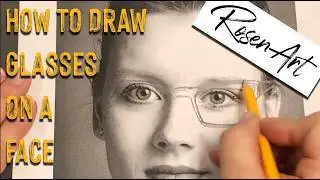 How to Draw Glasses on a Portrait