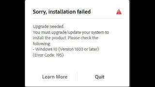 ERROR Code 195 | Fix in one easy step | adobe after effects | How to fix error 195 || mrh tutorial