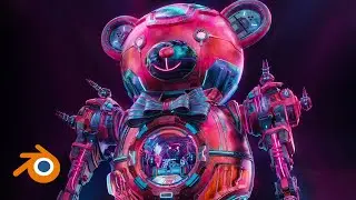 [22] Teddy Boy's Toy - Blender 3D Timelapse