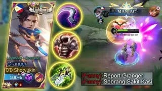 Granger Gameplay - Fanny Reklamo na sa Damage ni granger (Granger Best Build 2023)