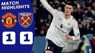 Man United vs West Ham HIGHLIGHTS (1-1) | Sesko Goal vs West Ham