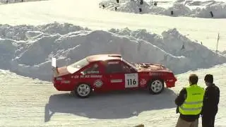 Uppställning före IS SM race 3 Överkalix 2012