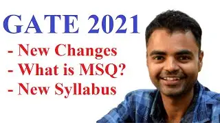 GATE 2021 New Changes- Syllabus, What is MSQ in GATE 2021 in Hindi