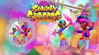 SUBWAY SURFERS MUMBAI HOLI ll SOUNDTRACK LYRICS COLORS