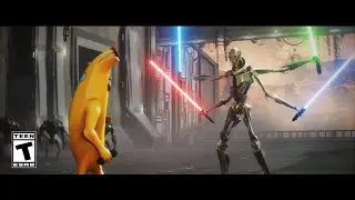 Peely's JEDI Guide - Fortnite Star Wars Cinematic Trailer