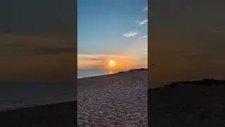 Красивый закат догорает на пляже в станице Благовещенской #travel #beach #nature #summer