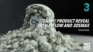 [ Teaser ] Product Reveal with tyflow and 3dsmax