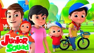 إصبع العائلةأغنية | أطفال الحضانة القوافي | Junior Squad Arabic | مرحلة ما قبل المدرسة