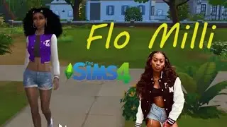 Celebrity CAS Challenge Flo Milli in the party | The Sims 4