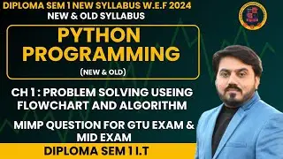 PYTHON PROGRAMMING UNIT 1 MIMP QUESTION FOR DIPLOMA SEM 1 IT || SEM 1 IT MIMP QUESTION FOR GTU EXAM