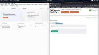 CSRF vulnerability with no defenses (Video solution, Audio)