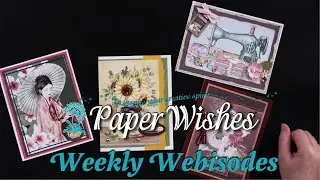Quick Card Toppers Using Little Books by Hunkydory