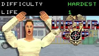 Virtua Cop (Arcade) - HARDEST Difficulty - No Damage