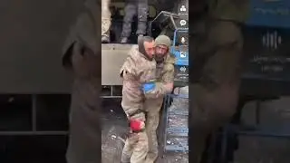 Попасная. Пленные украинцы