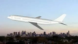 air plane in cinema 4d