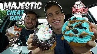 MAJESTIC CHEAT DAY! #9 Huge pizza!