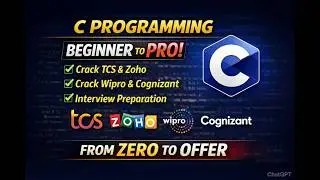 Learn C Programming from Scratch | Beginner to Pro | Full Course with Examples & Interview Prep