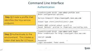 SAS Viya  Administration Interfaces (Part 2)