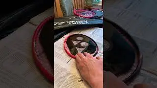 Painting Yonex Astrox 77 Badminton Racket BG80 Strings 