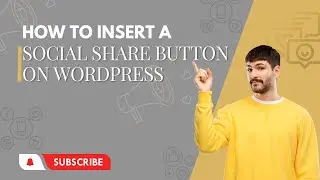 SEO Course 8 - How to insert social share button on WordPress