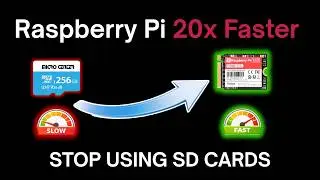 Make Your Raspberry Pi 20x Faster (Stop Using SD Cards)