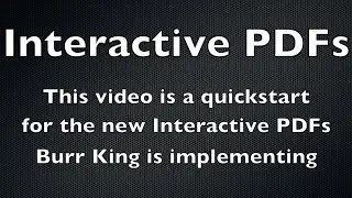 Burr King Interactive Catalog - How to use
