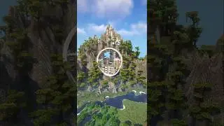 Minecraft: Futuristic Mountain Base Timelapse Build 
