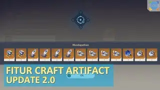 Fitur Craft Lebur Artifact - Genshin Impact Indonesia