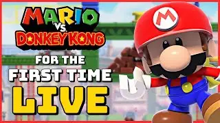Playing Mario Vs. Donkey Kong For The FIRST TIME!
