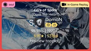 osu! | DomaN | Nakamura Meiko – Core of Spark [Dash the Heart] +HDHR | FC! | #36 🌍