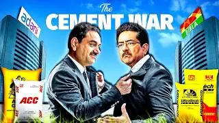 The Cement War 🔥 Adani vs Birla | UltraTech & ACC & Ambuja Case Study | Kumar Mangalam | Live Hindi