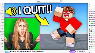 I Stream Sniped Her Until She DELETED ROBLOX..