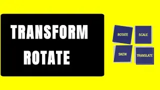 CSS Transform Rotate Explained 🔄 | Full Practical Guide 